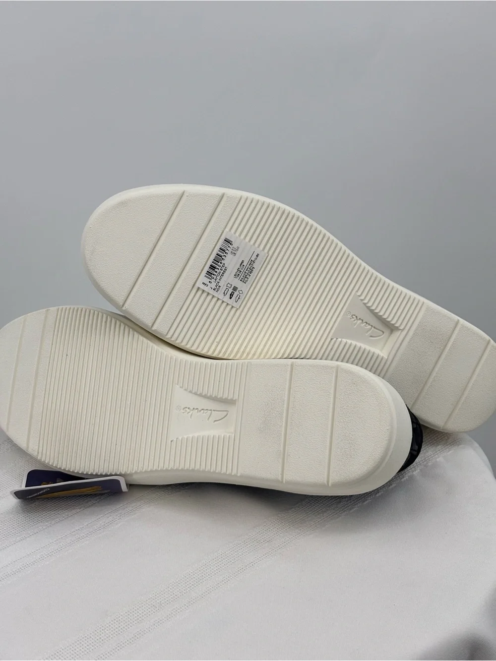 Collection by Clark Layton Step Black Slip-on Shoes, Size 7.5